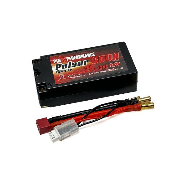 DXF Batteria Shorty Li-Hv 7.6v 7000Mah Graphene 140C spina Deans T  Hardcase