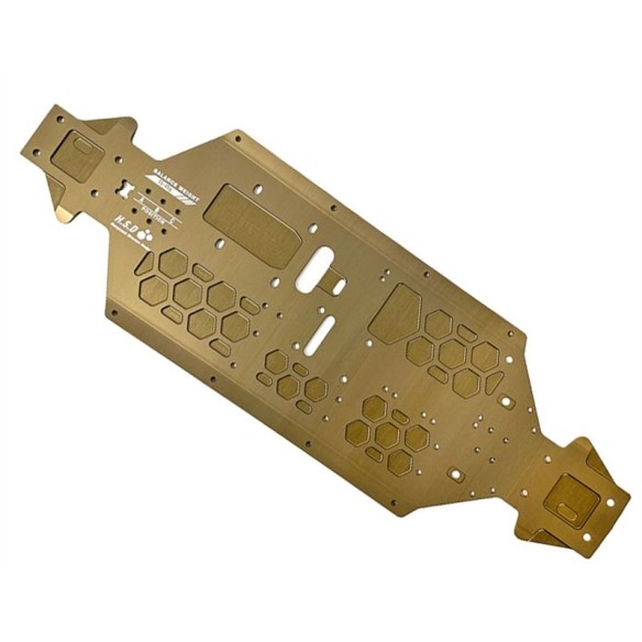 Ricambi SWORKz Telaio principale alleggerito in alluminio T 7075 Chassis  S35-4 EVO SW338115