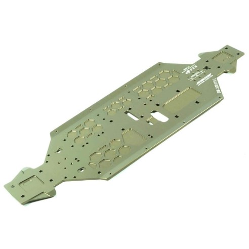 Ricambi SWORKz Telaio principale alleggerito in alluminio T 7075 Chassis Opt+3mm  S35-4 EVO SW338115L