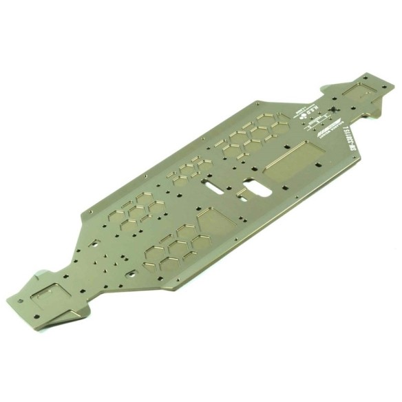 Ricambi SWORKz Telaio principale alleggerito in alluminio T 7075 Chassis Opt+3mm  S35-4 EVO SW338115L
