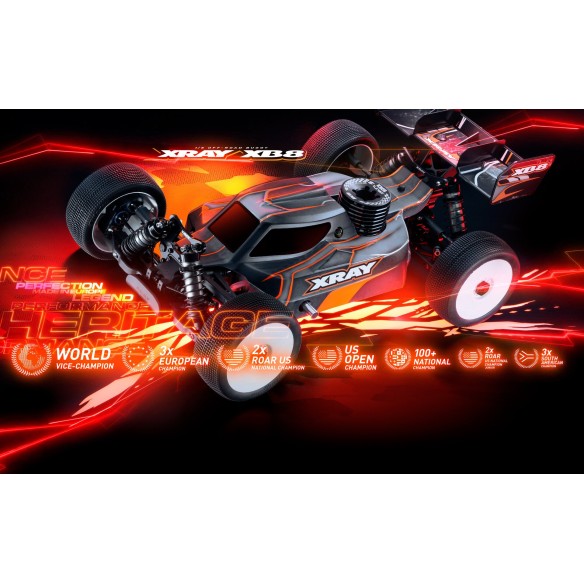 XRAY XB8 2026 - 1/8 LUXURIOUS NITRO OFF ROAD CAR 350021