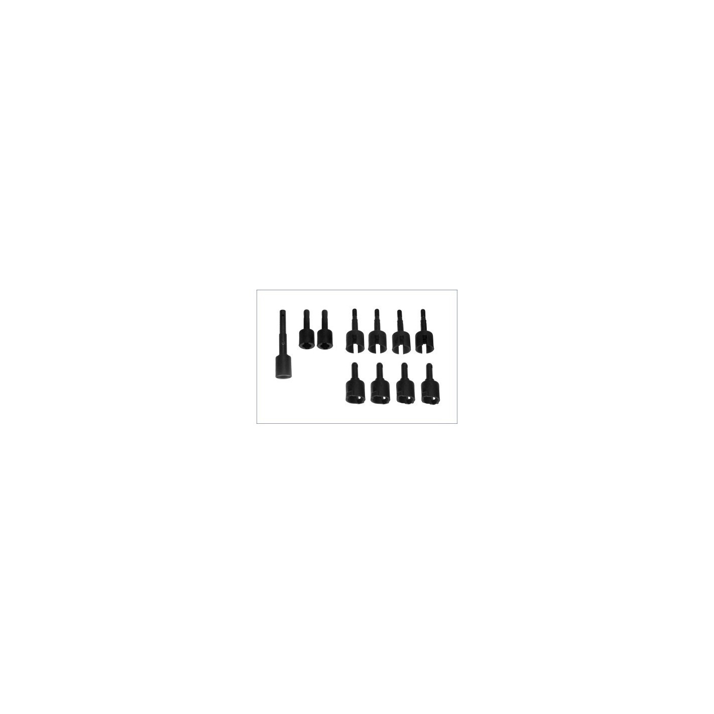 Kyosho ASSE Per Ruota – Ricambio Originale Modellismo RC (Colore Nero, K.OT229) - 2