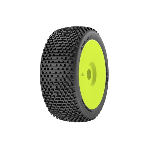Coppia Gomme BLOCK GMX20-S25 SuperSoft  Montata su Cerchio (2)