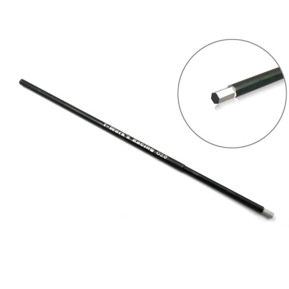 T-WORK'S Ricambio Punta Esagonale 2.0x120mm Brugola TW-TT026-H2.0