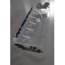 Alettone Delta Plastik OFF-ROAD DRS Con l'ala mobile fornito trasparente da verniciare e personalizzare