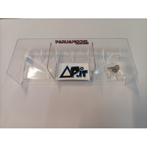Alettone Delta Plastik OFF-ROAD DRS chiuso fornito trasparente da verniciare e personalizzare