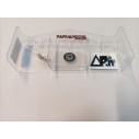 Alettone Delta Plastik OFF-ROAD DRS chiuso fornito trasparente da verniciare e personalizzare