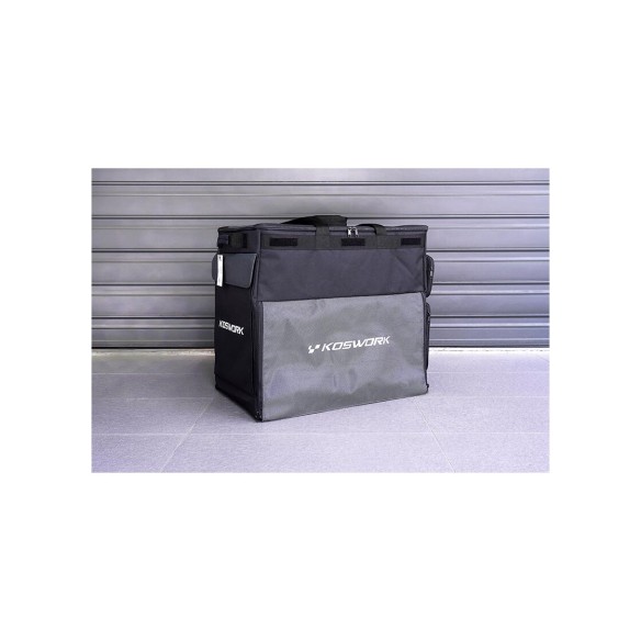 Koswork 1 8 & 1 10 Pit Bag V2 (Top Open design, w KOS32120-510BK Lid)