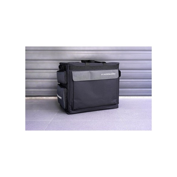 Koswork 1 8 & 1 10 Pit Bag V2 (Top Open design, w KOS32120-510BK Lid)