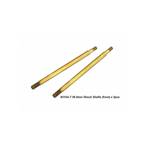 Ricambi Hong Nor X5B 1/8 Buggy Stelo ammortizzatore anteriore 56.5nn.315A-T