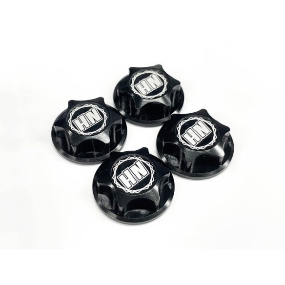 Ricambi Hong Nor Dadi ruota  P1.25 Neri 449-BK
