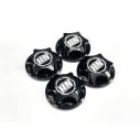 Ricambi Hong Nor Dadi ruota  P1.25 Neri 449-BK