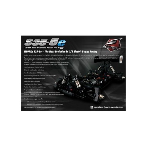 SWORKz Kit Buggy S35-5e 1/8 Brushless Power Pro SW910051