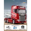 Huina Camion SCANIA 770S V8 1:18 Radiocomandato RTR ROSSO
