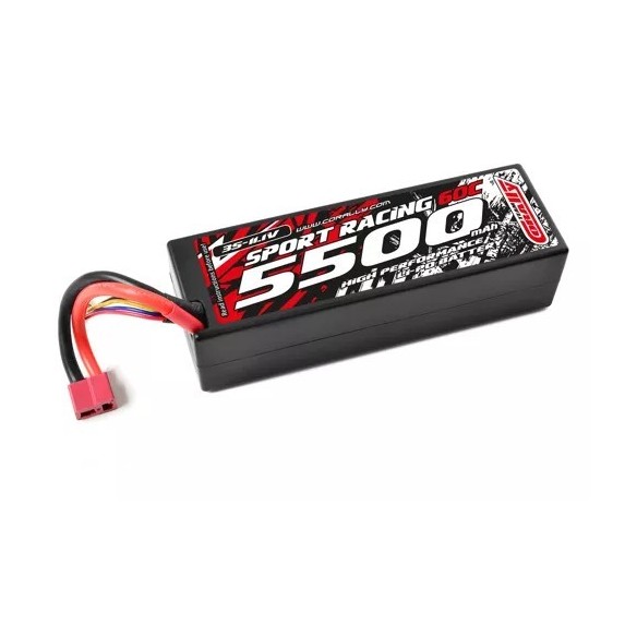 Batteria Lipo 3s Team Corally PowerRacing 60C 5500Mah 11,1V TPLUG HC