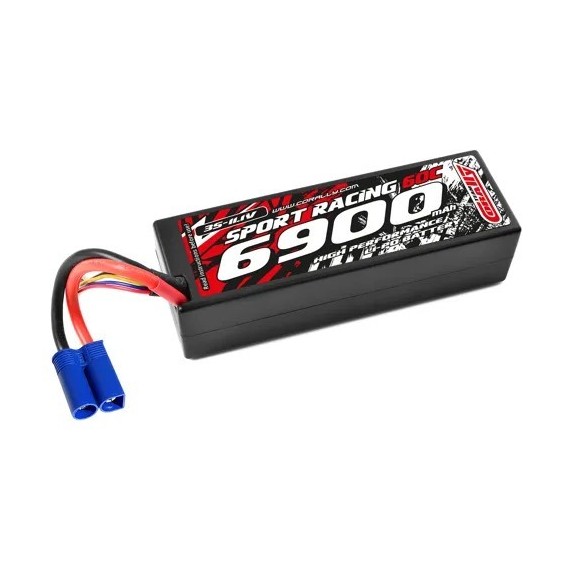 Batteria Team Corally POWERRACING 60C 6900MAH 11,1V EC5 HC