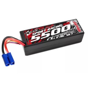 Batteria Lipo 3s Team Corally PowerRacing 60C 5500Mah 11,1V EC5 HC