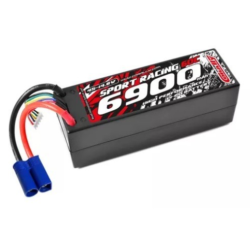 Batteria Lipo 4s Team Corally PowerRacing 50C 6700MAH 14,8V EC5 HC
