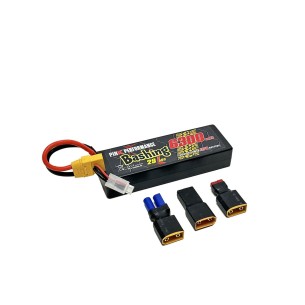 Batteria LiPo 2S 7.4V-6300-50C Con multi connettori