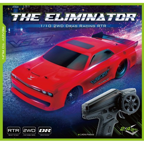 Eliminator Charger 1:10 Drag Racing Carbon RTR