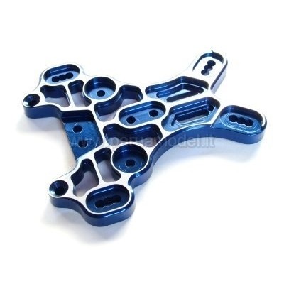 Ricambi RC8 OT Fioroni - Supporto ammortizzatori posteriore - asso RC8 Ergal 7075