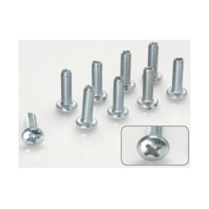 Protech - Bulloni con testa a croce M4x20 - Confezione da 10 Pz
