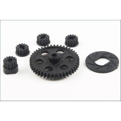 Ricambi De Agostini Kyosho - puleggia con disco freno e corona principale