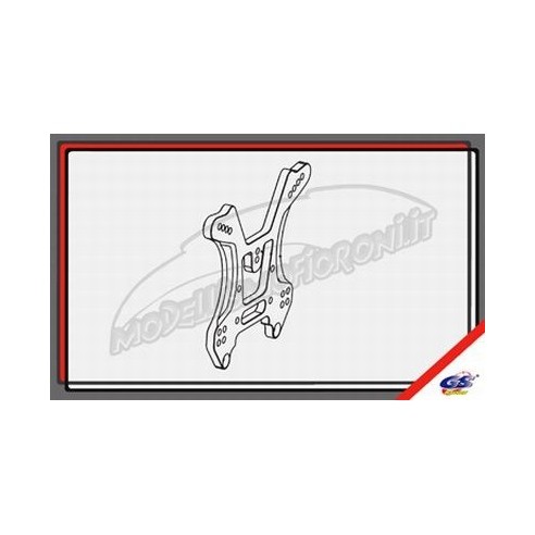 GS Ricambi - Supporto ammortizzatori posteriori GS Storm CLX