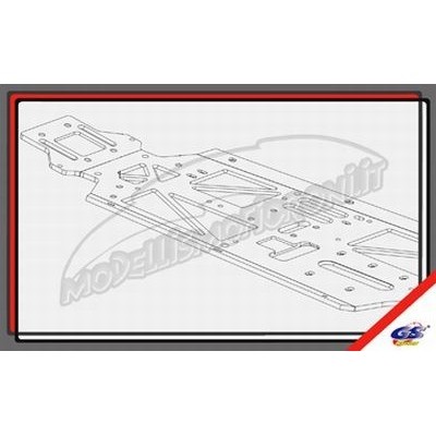 GS Ricambi - Telaio in ergal 3mm GS Storm CLX