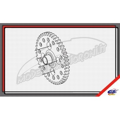 GS Ricambi - Corona centrale acciaio 42T GS Storm CLX