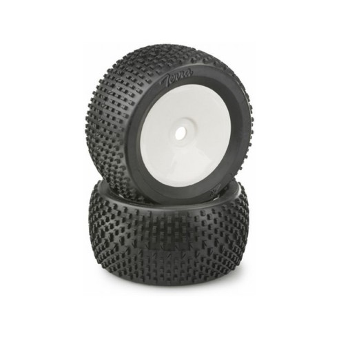 Ansmann Racing - Coppia di gomme Monster/Truggy Disc Terra, white