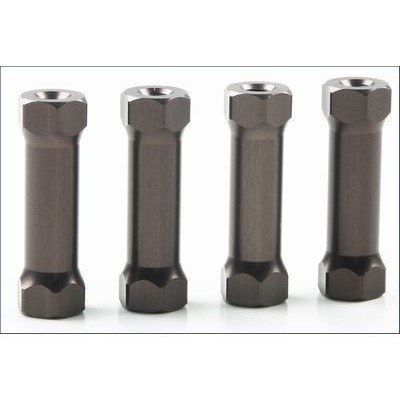 Kyosho Ricambi MP9 - MP10 Colonnine piastra radio Alluminio (4 Pz) IFW401