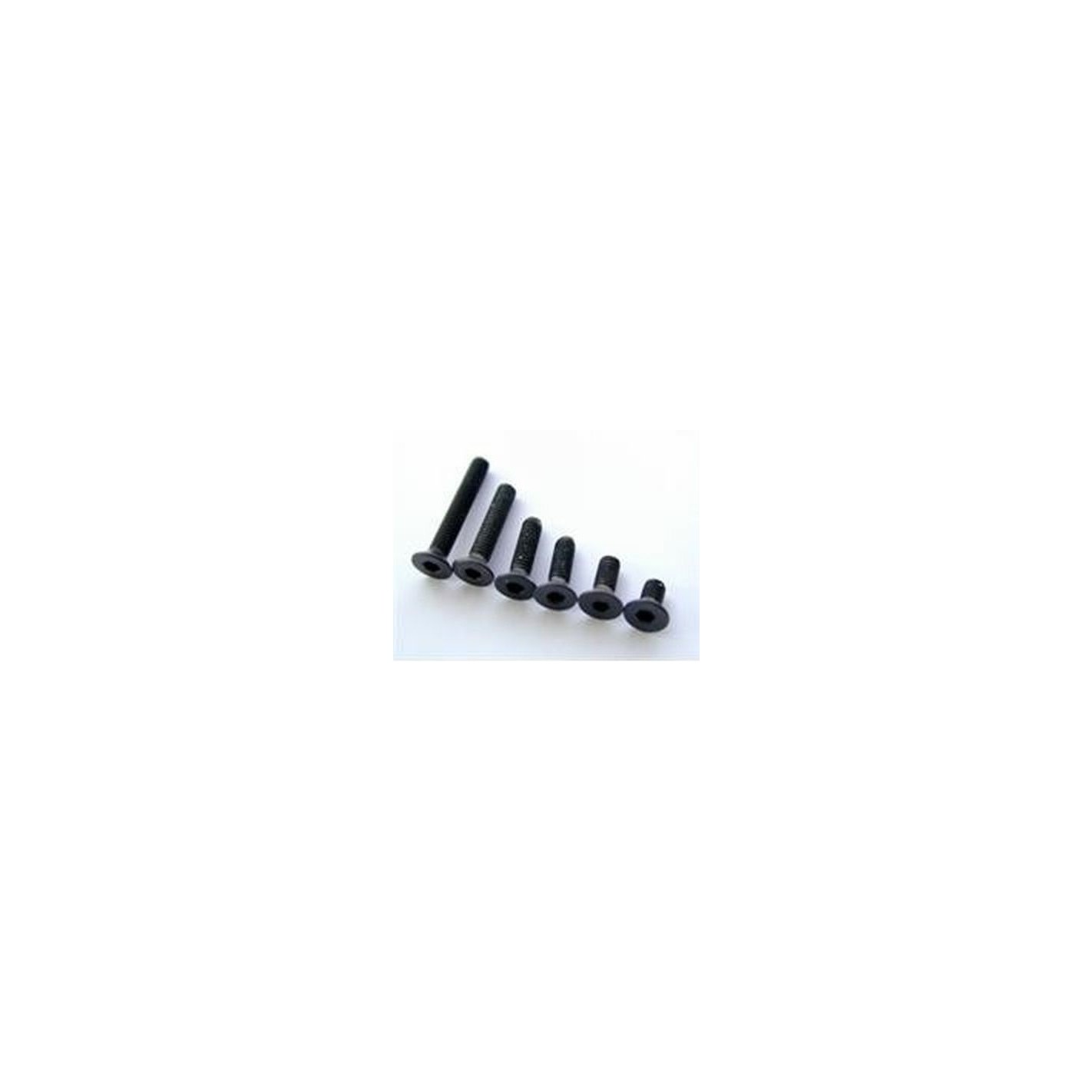 Vis à Tête Fraisée M3x10 Pour Modèles Réduits Kyosho - Lot De 10 Pièces - Noir - Échelle 1:8, 1:10