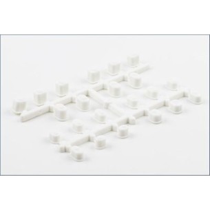 Kyosho Ricambi MP9 -  Boccole leggere Bianche IF442WB