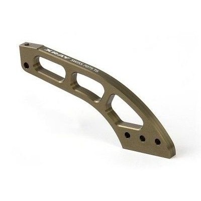 Ricambi Xray XB808 - ergal Piastra rinforzo telaioAnteriore 5mm ergal