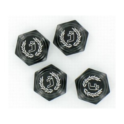 Jets - Dadi Ruota ALU ciechi neri fil.1 4 pz