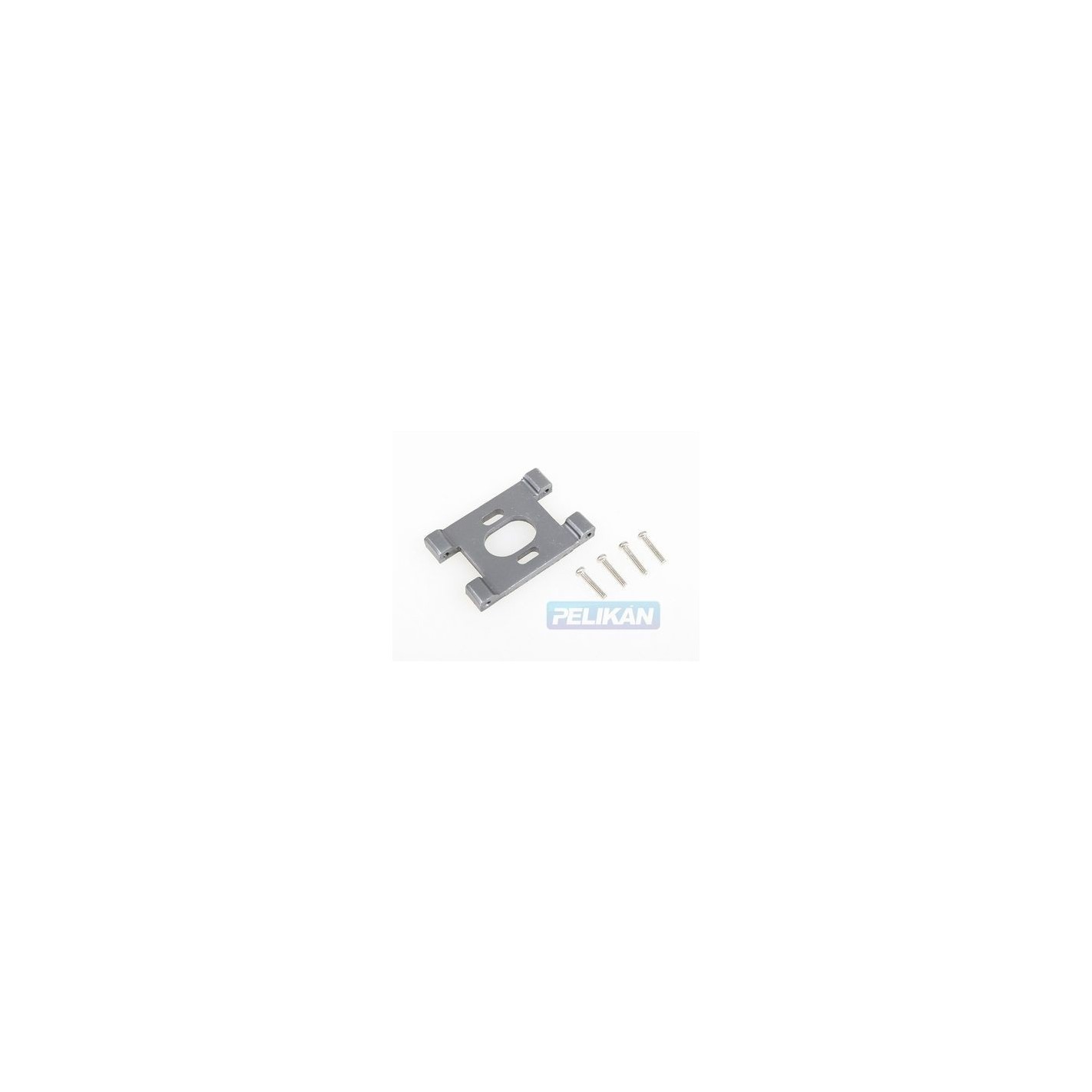 ARRMA ARA311106 Set Supporto Motore In Alluminio Rosso Per RC - Piastra 6mm Con Protezione Ingranaggi