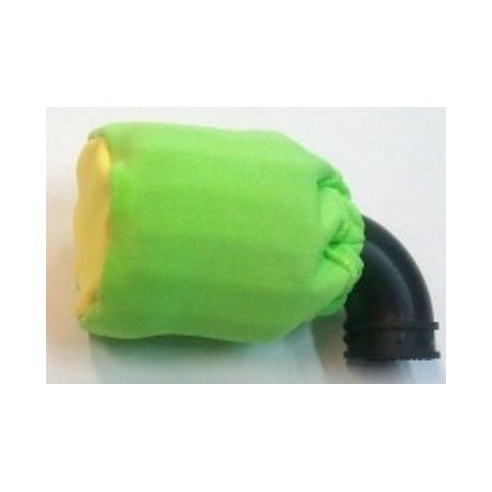 Coprifiltro elastico verde Giallo Chiuso universale per filtro aria  off road 1/8