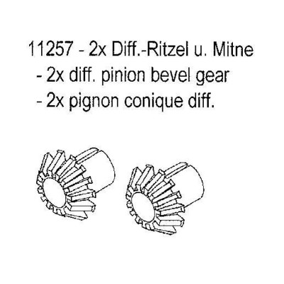 Carson Ingranaggi Dif. Chassis 1/10