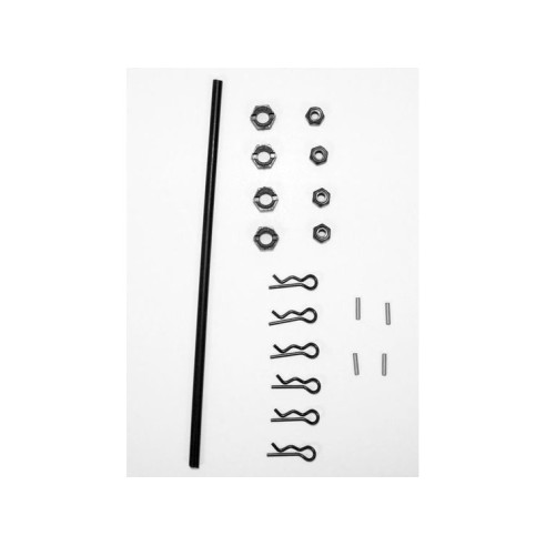 Set Trascinatori Spine Dadi Clips e Tubo Antenna