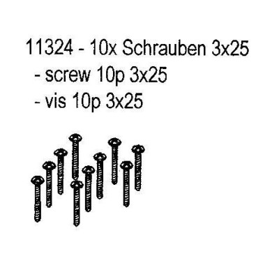 Carson Viti  3x25   Chassis  1/10